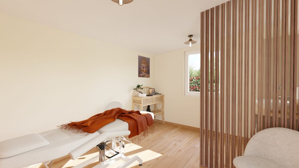 Box salle de massage